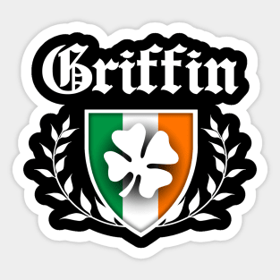 Griffin Shamrock Crest Sticker